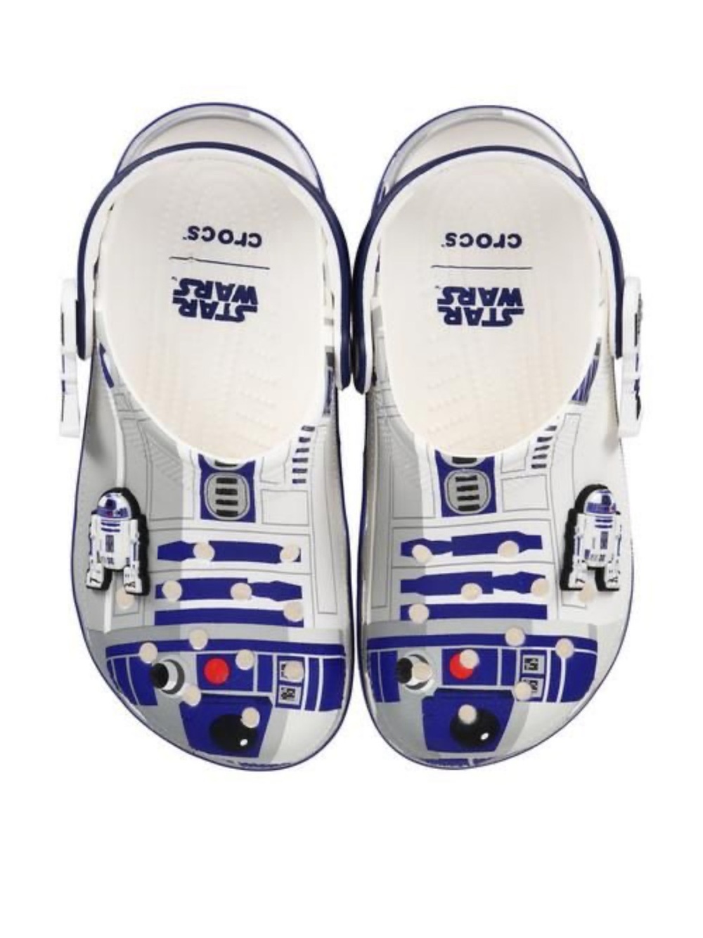 CROCS Kids R2-D2 Star Wars Clog - White & Blue- toddler size 7